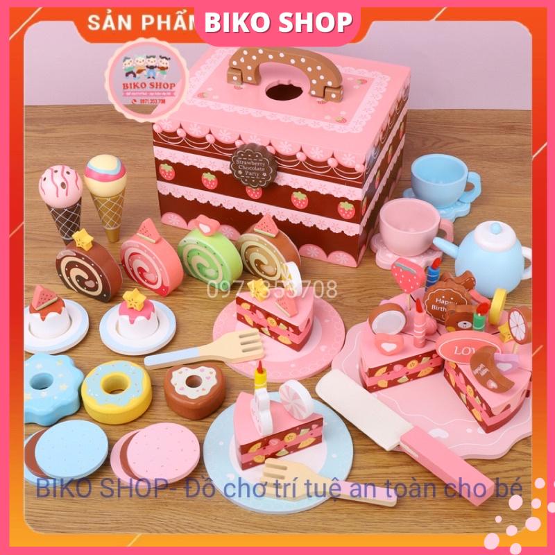 Tiệc bánh trà và bánh sinh nhật nam châm