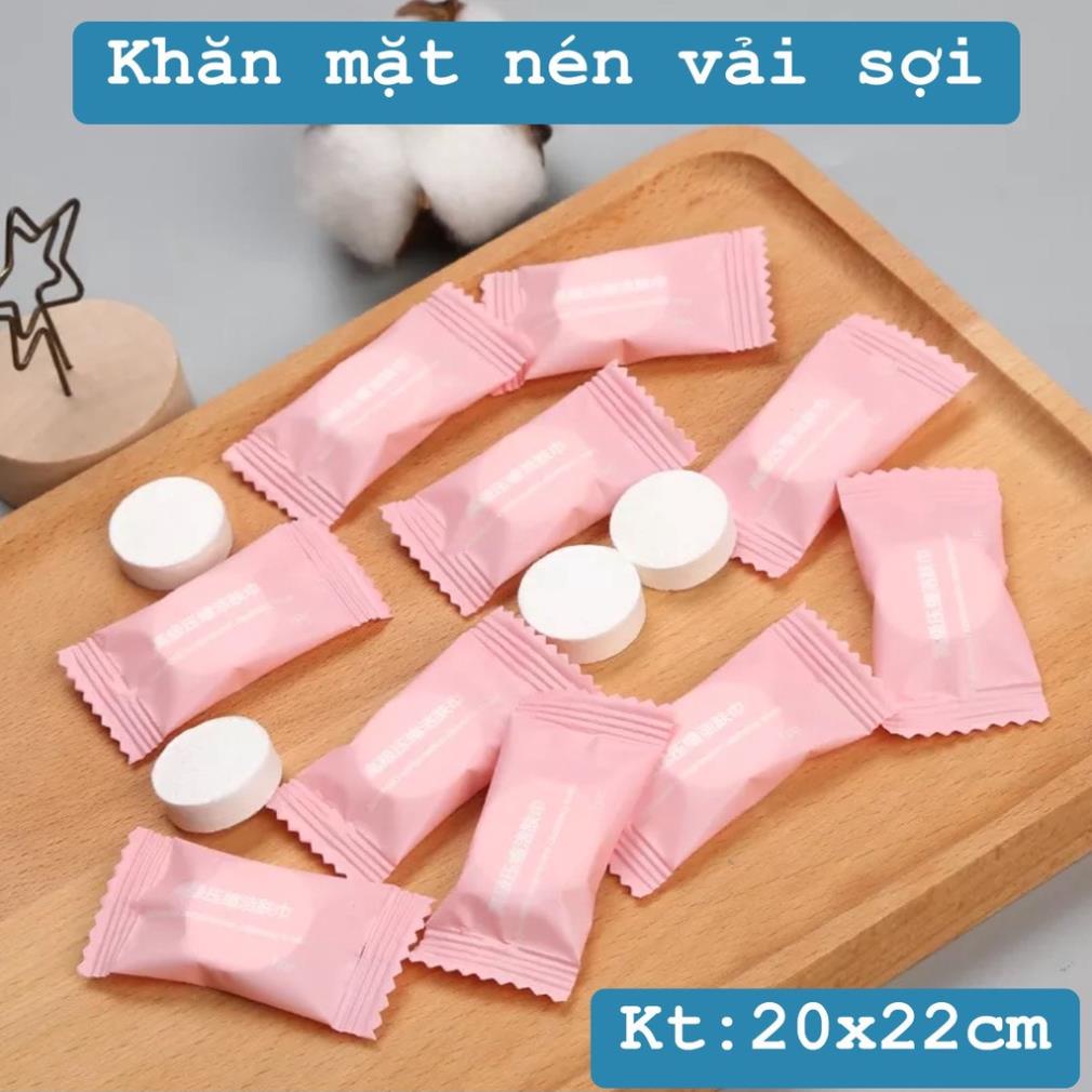 Khăn tắm nén du lịch, khăn spa viên nén (70x140cm) PK Tkutrang