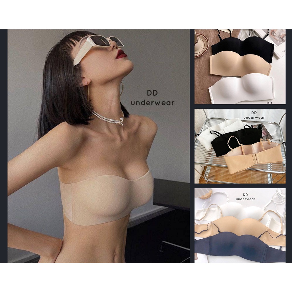 Áo quây nâng ngực chống tuột không gọng mút mỏng, bra nâng ngực có đệm xách tay Thái Lan