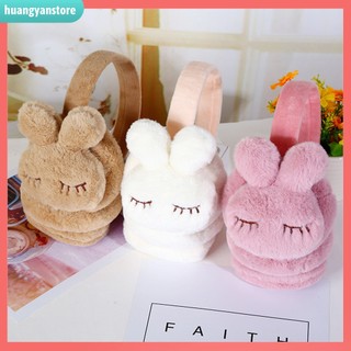 HY/ Chụp Tai Giữ Ấm Thiết Kế Kiểu Thỏ Đáng Yêu Cho Bé