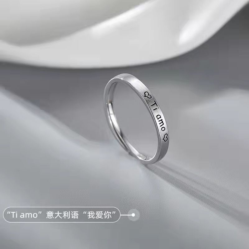 Nhẫn Bạc 925 Chữ I Love You Thời Trang 2022.12.1