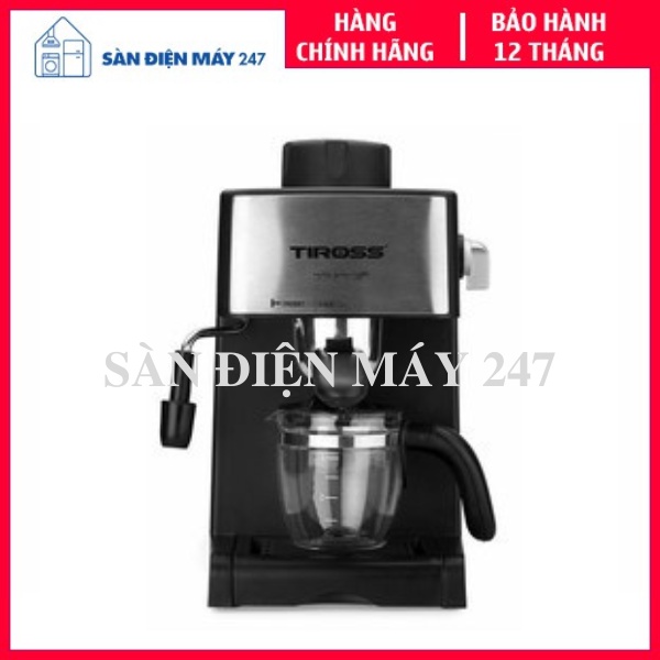 Máy Pha Cafe Espresso Tiross TS621, Sản Phẩm Chính Hãng, Bảo Hành 12 Tháng