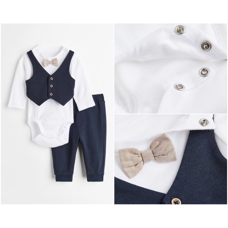Set bộ công tử cho bé trai hàng auth chính hãng
