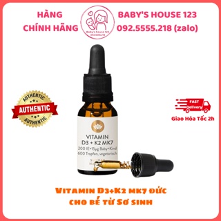 Vitamin D3K2 MK7 Sunday Natural Đức Chai 20ml  CAM KẾT CHÍNH HÃNG