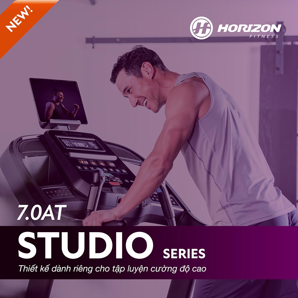 Máy chạy bộ điện Mỹ Horizon 7.0AT-24