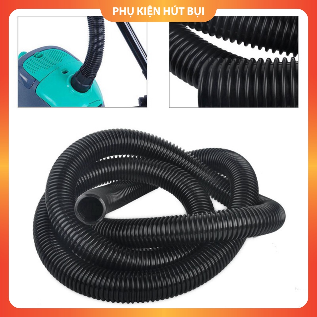 Ống gân nhựa 2m cho máy hút bụi công nghiệp đường kính 32mm - Đầu ống hút cho máy hút bụi