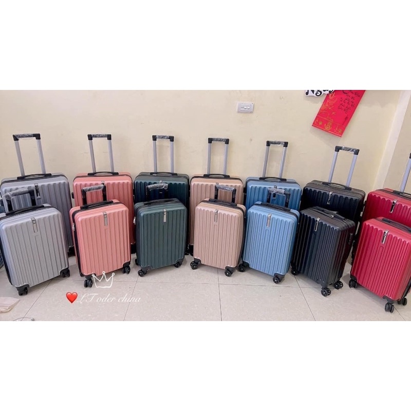 VALI KÉO, VALI DU LỊCH CAO CẤP size 20, size 24 bo góc thời trang chống va đập trầy xước