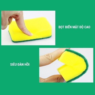 Miếng rửa chén bọt biển 2 mặt tiện lợi