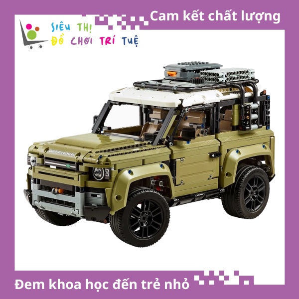 Non Lego Technic Mô Hình Xe Land Rover Defender 42110 Tỷ Lệ 1:10 Đồ Chơi Lắp Ráp Phát Triển Trí Tuệ Sieuthidochoitritue