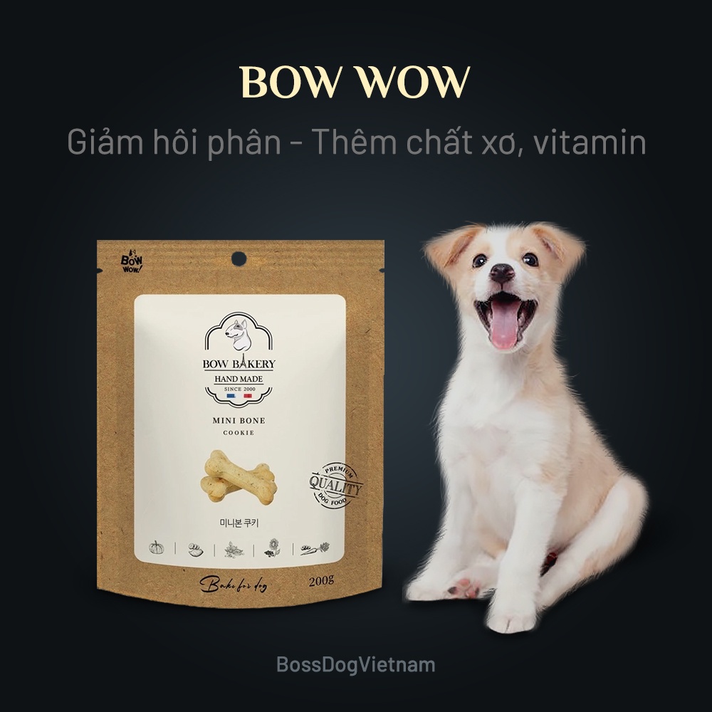 Bánh thưởng cho chó  - Bổ sung vitamin - Hỗ trợ đường ruột cho cún | BossDog