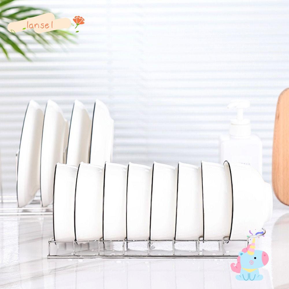 Giá Đỡ Chén Dĩa Ráo Nước Bằng Thép Không Gỉ Tiện Dụng Cho Nhà Bếp