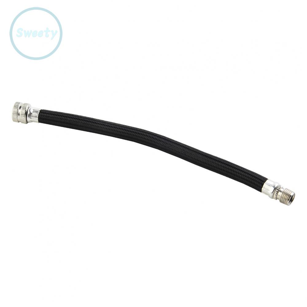 1 X Pump Extension Tube Connector Air Nozzle Hose Rubber+Copper Durable 15.5cm-
