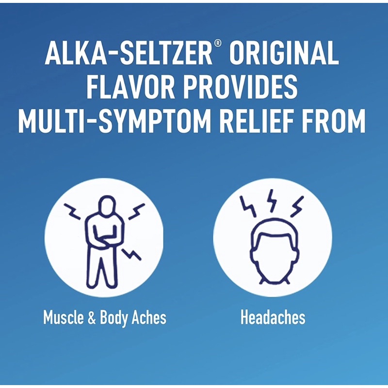 Viên sủi Alka Seltzer Orginal Flavor của Mỹ