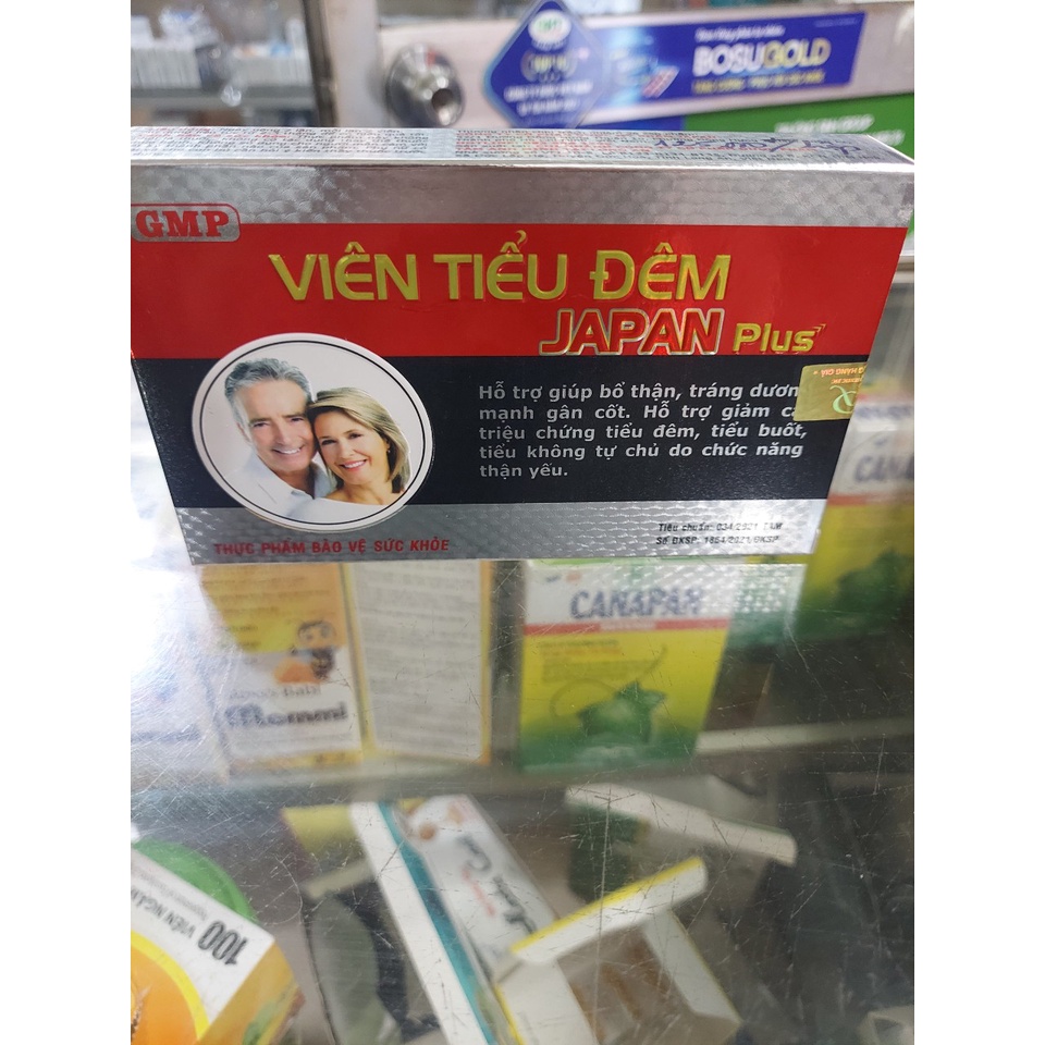 Viên tiểu đêm japan plus - Hỗ trợ bổ thận, giúp giảm tiểu đêm cả nam và nữ (Hộp 30 viên)