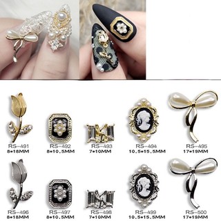 Charm hoa hồng,charm cô gái trang trí móng