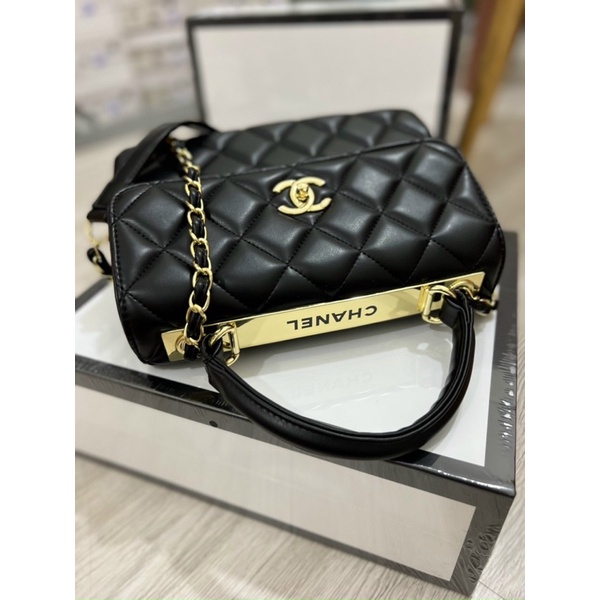 Túi xách cnl ô trám hàng box nam châm siêu đẹp