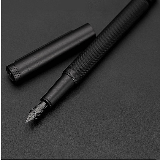 Bút Máy Mực Đen/Trắng Đơn Giản Không Dễ Trượt Dùng Cho Văn Phòng Trường Học