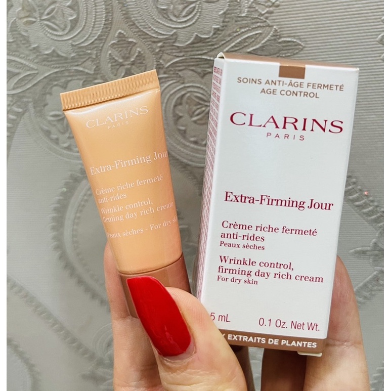 (Sẵn 5mL) Kem dưỡng chống lão hóa Clarins Extra-Firming
