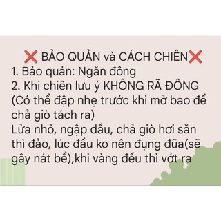 Chả giò thịt heo 500g( chỉ giao TPHCM)