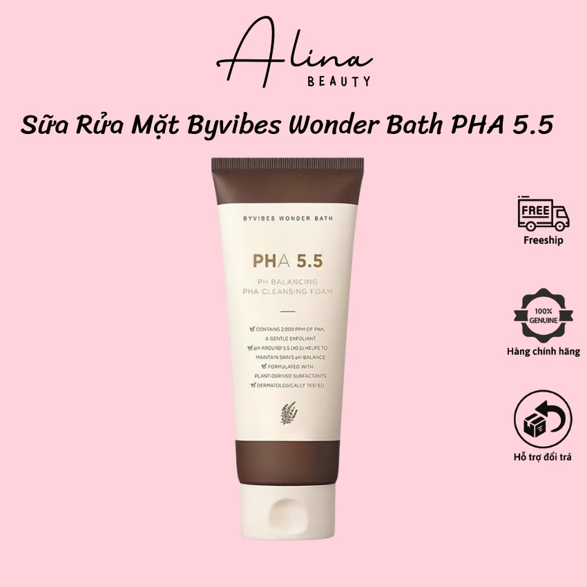 Sữa rửa mặt PHA 5.5 pH Blancing PHA Cleansing Foam 130ml