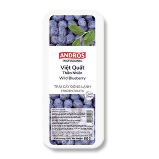 Việt quất tự nhiên đông lạnh 650g -skuL312