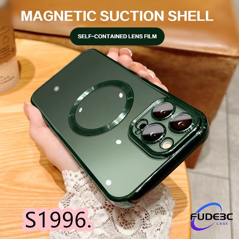 Ốp Điện Thoại Màu Xanh Lá Có Tấm Bảo Vệ Camera Cho iphone 11Pro Max 7 Plus 8 Plus X Xs Max XR 7 8 SE 2020 11