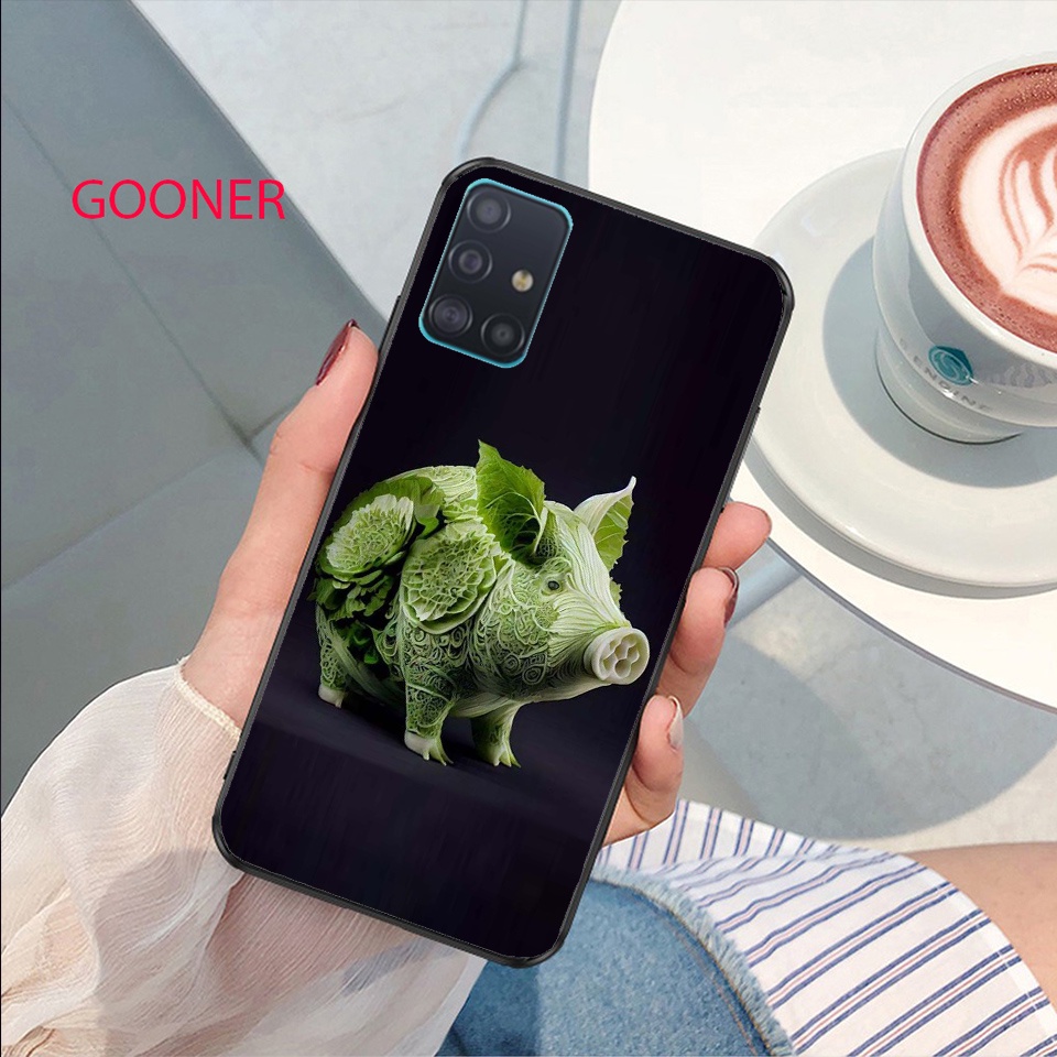 Ốp LƯNG  SAMSUNG A51, A31, A71,M51 CAO CẤP IN HÌNH 12 CON GIÁP CÁ TÍNH SIÊU ĐẸP