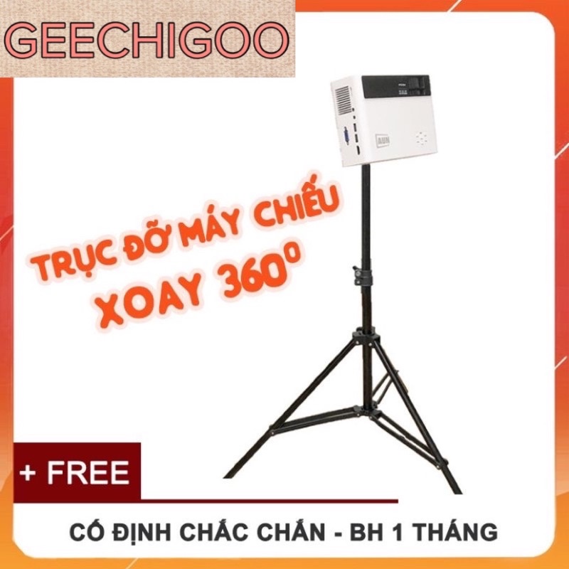 Chân tripod máy chiếu xoay 360 độ - Tripod giá đỡ máy chiếu điện thoại - Cao Dài 2.1m