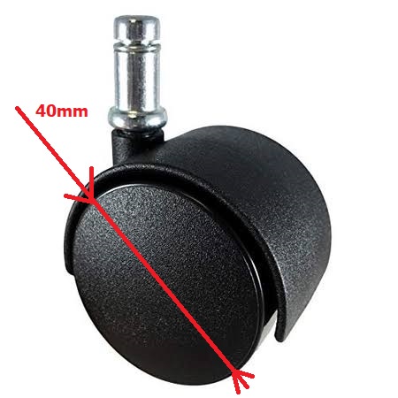 Bánh Xe Lăn Chốt Tròn - chế tạo xe đẩy hàng, giá đỡ.