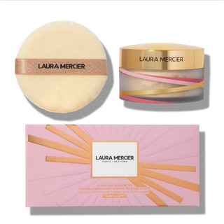 Phấn phủ kem bông mút Laura Mercier Set For Perfection Translucent Loose Setting Powder & Puff Set