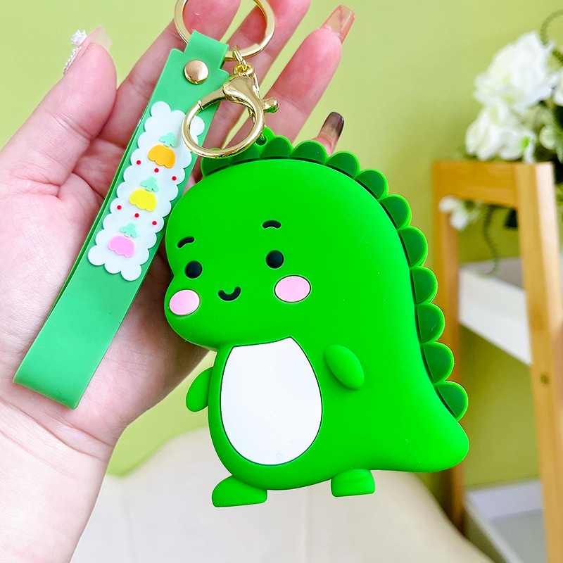 Túi Đựng Tiền Xu Mini Bằng Silicone Hình Khủng Long