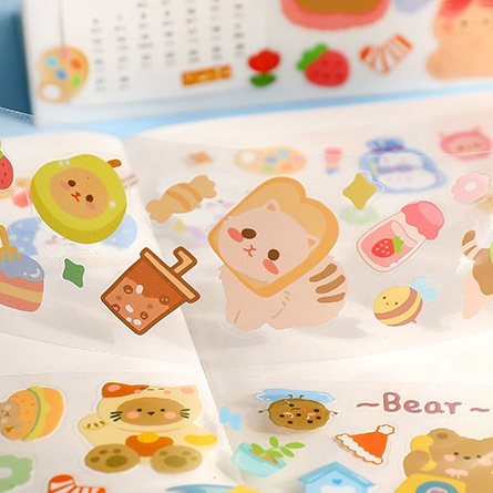 Miếng Dán Trang Trí Sổ Tay / Nhật Ký Chống Thấm Nước Họa Tiết Fairy Tale Dễ Thương