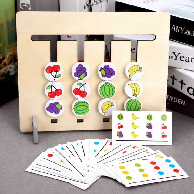 LOGIC GAME - Đồ chơi gỗ Luyện Tư Duy Logic Cho Bé Lắp Ghép Trật Tự