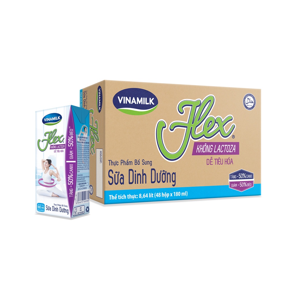 Thùng 48 hộp FLEX không đường