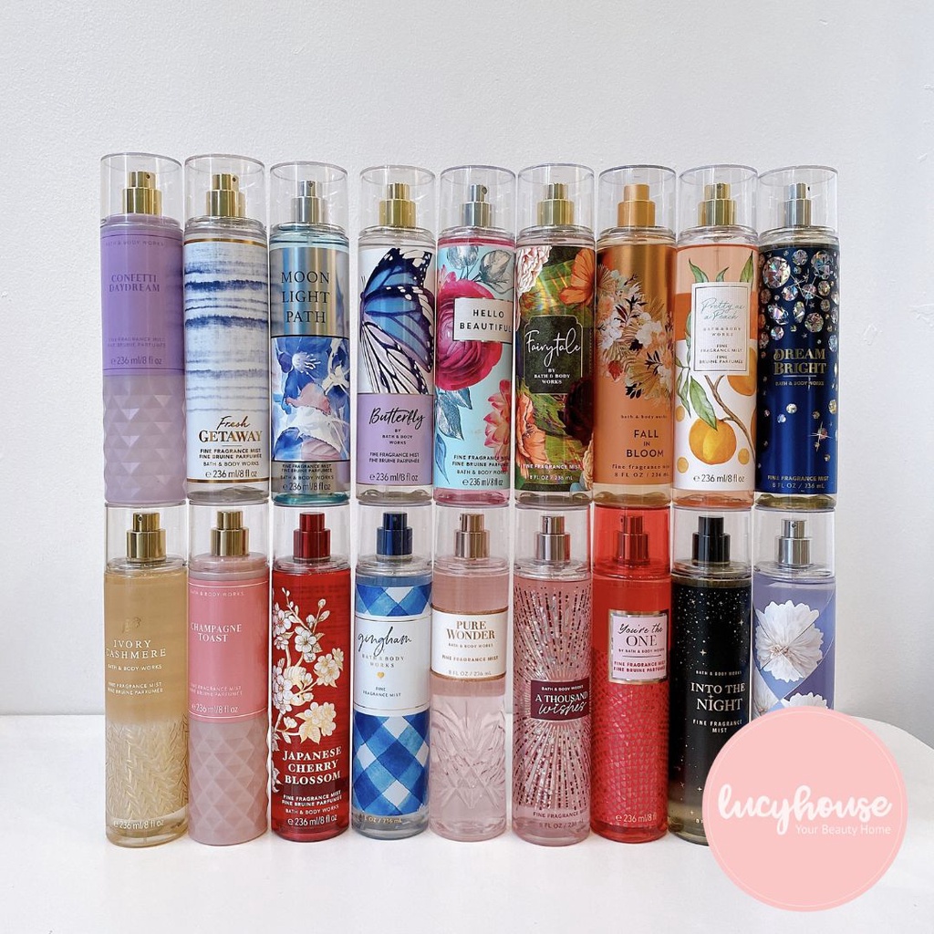 Xịt thơm toàn thân Body mist Bath and Body Works