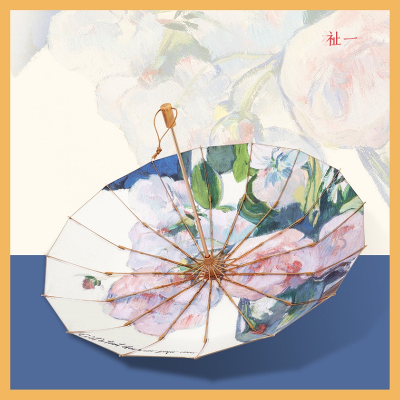 Dù Gấp Chống Tia Uv/Chống Gió Cỡ Lớn Tiện Dụng