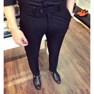 Quần tây nam dáng ôm vải không nhăn hàng cao cấp mới