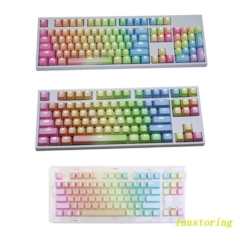 Nút Bàn Phím PBT Trong Suốt Nhiều Màu