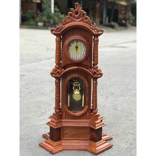 Đồng hồ tứ trụ gỗ hương cao cấp