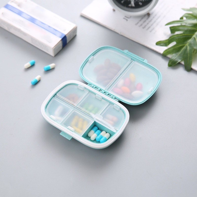 Hộp Đựng Thuốc 8 Ngăn Tiện Lợi Khi Đi Du Lịch