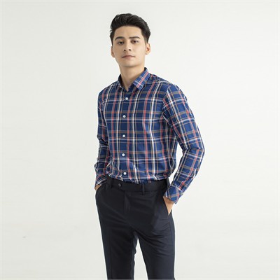 Áo sơ mi nam Aristino  sợi sồi  mềm mát  from regular ALS14709
