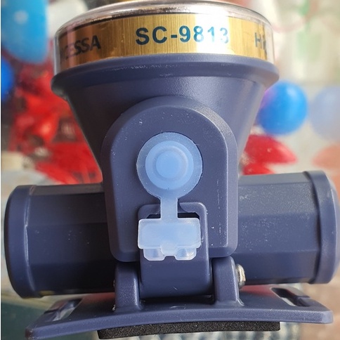 Đèn đội đầu pin sạc chống nước 9813, siêu sáng , tích được từ 10-15h
