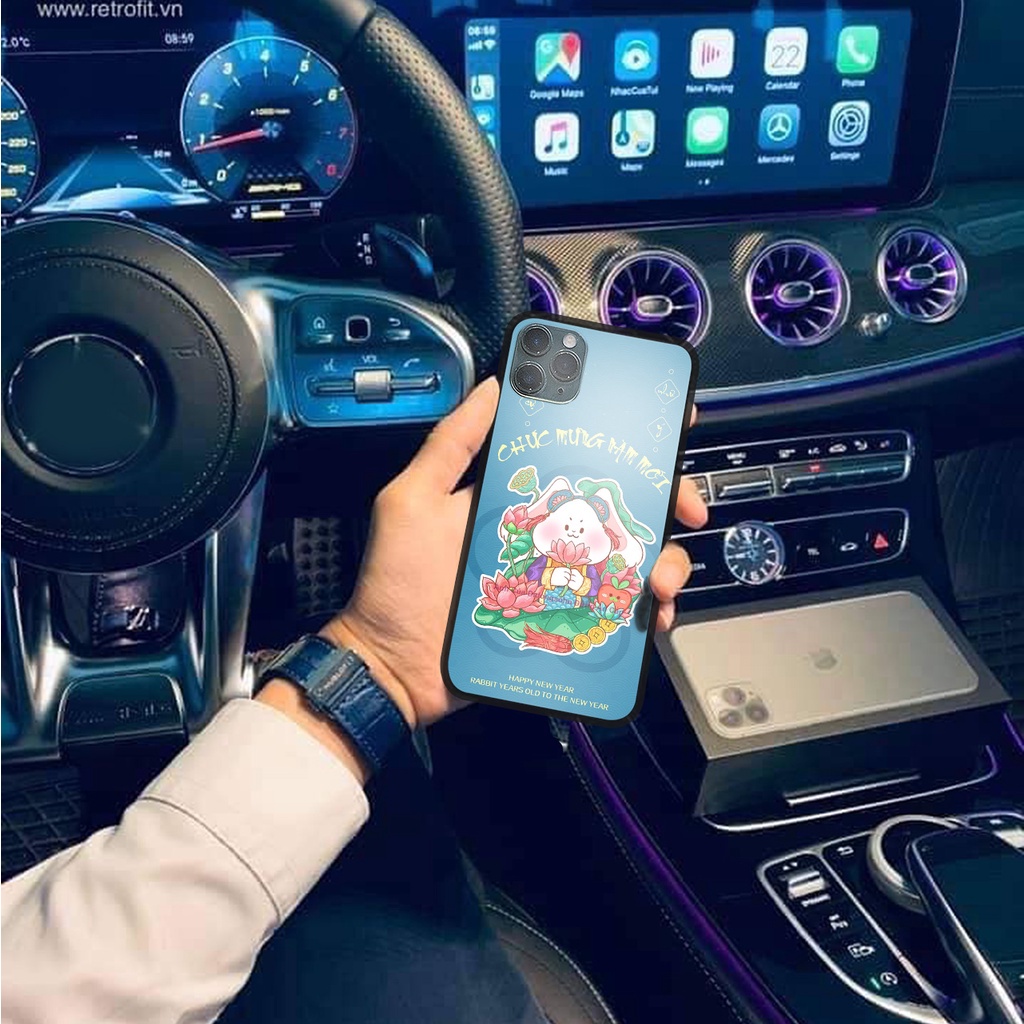 Ốp lưng Mặt Kính Tết Quý Mão 12 cho S amsung - O ppo - i Phone - R ealme TET12 - didongso