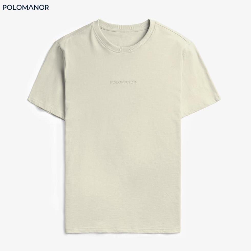 Áo thun nam cổ tròn in POLOMANOR vải cotton Cosi 100%, nam tính, trẻ trung, thanh lịch