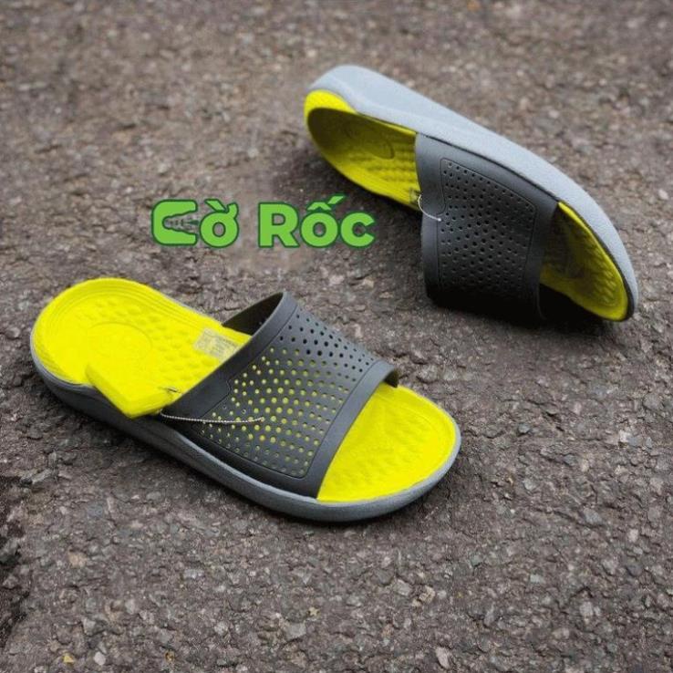 Dép lê cross literide quai ngang hàng xuất khẩu full box cho Nam Nữ