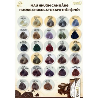 Thuốc nhuộm tóc Kami cân bằng, phủ bạc