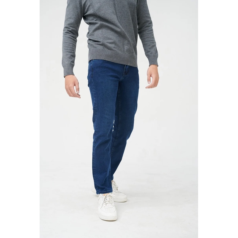 Quần jeans, quần jean nam kiểu dáng slimfit Merriman mã THMJ003 màu Denim