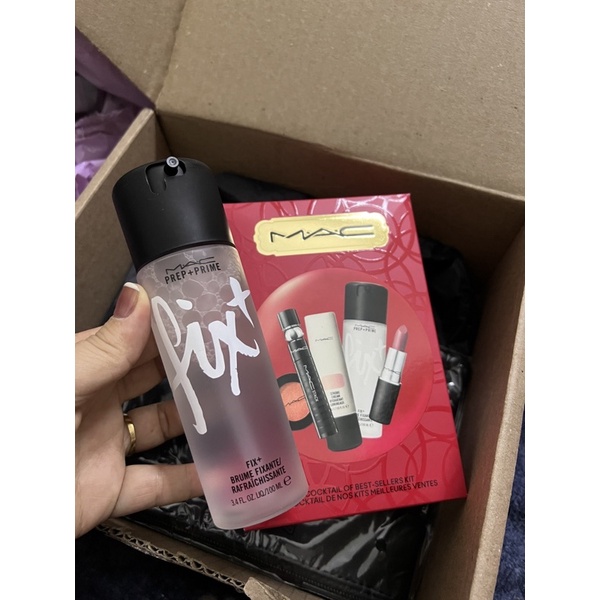 Xịt khóa nền MAC PREP + PRIME FIX+ ( Xịt make up Mac)