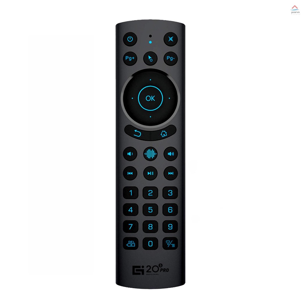 Chuột Không Dây G20S PRO BT 2.4G & BT5.0 Hai Chế Độ Với Con Quay Hồi Chuyển 6 Trục Điều Khiển Giọng Nói Thông Minh Cho TV Android