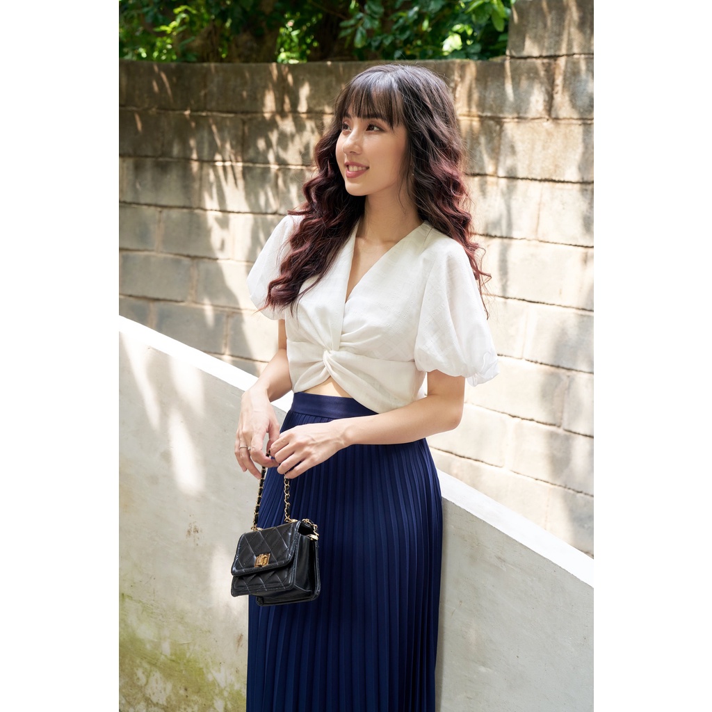 OLV - Chân váy Navy Pleat Timeless Skirt